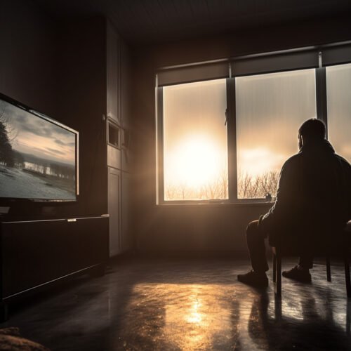 picture of someone who has depression getting chills and then opening up some hope